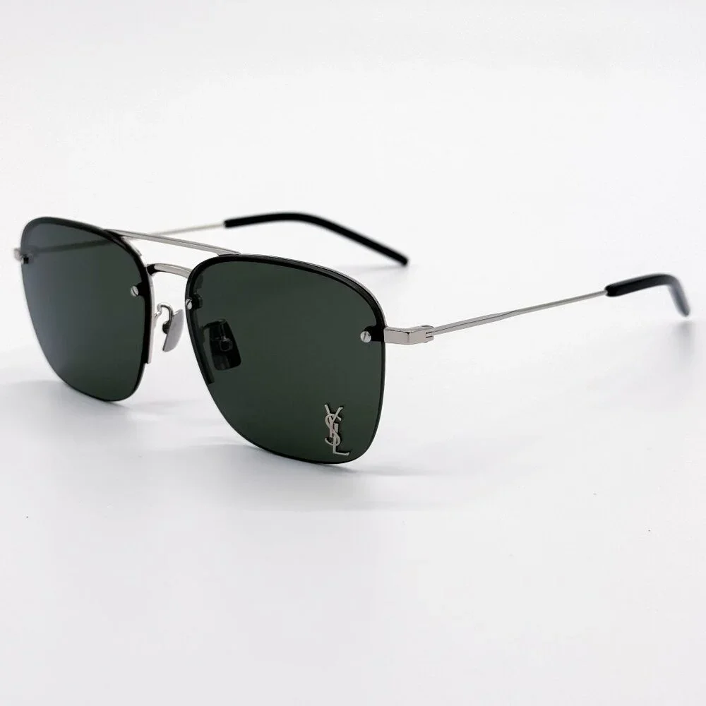 NEW SAINT LAURENT SL309 M 002 SUNGLASSES SL309 001 SILVER UNISEX SL309M 002